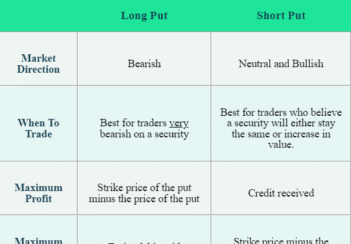 long vs short puts