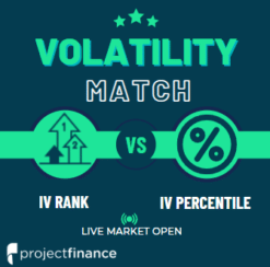 iv rank vs iv percentile